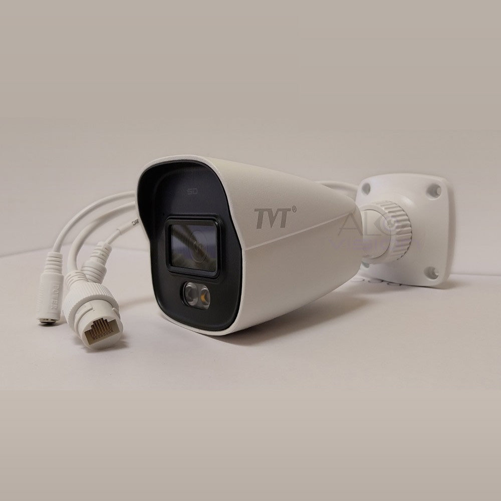IP PoE Булет Камера 2Mp 3.6mm Dual Light-40м. с Микрофон TVT TD-9421S4-C(D/PE/AW2)