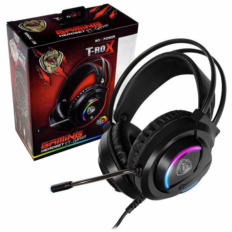 Гейминг слушалки с микрофон ROXPOWER T-ROX STGH707