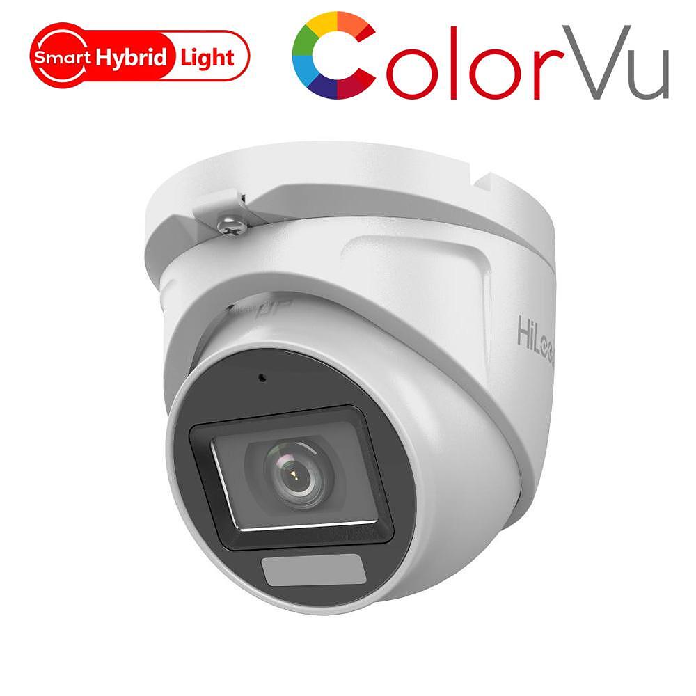 TURBO-HD Куполна Камера 5Mp, 2.8мм, Smart-Hybrid Light-30м. AudioCoax THC-T157-LMS(2.8mm)