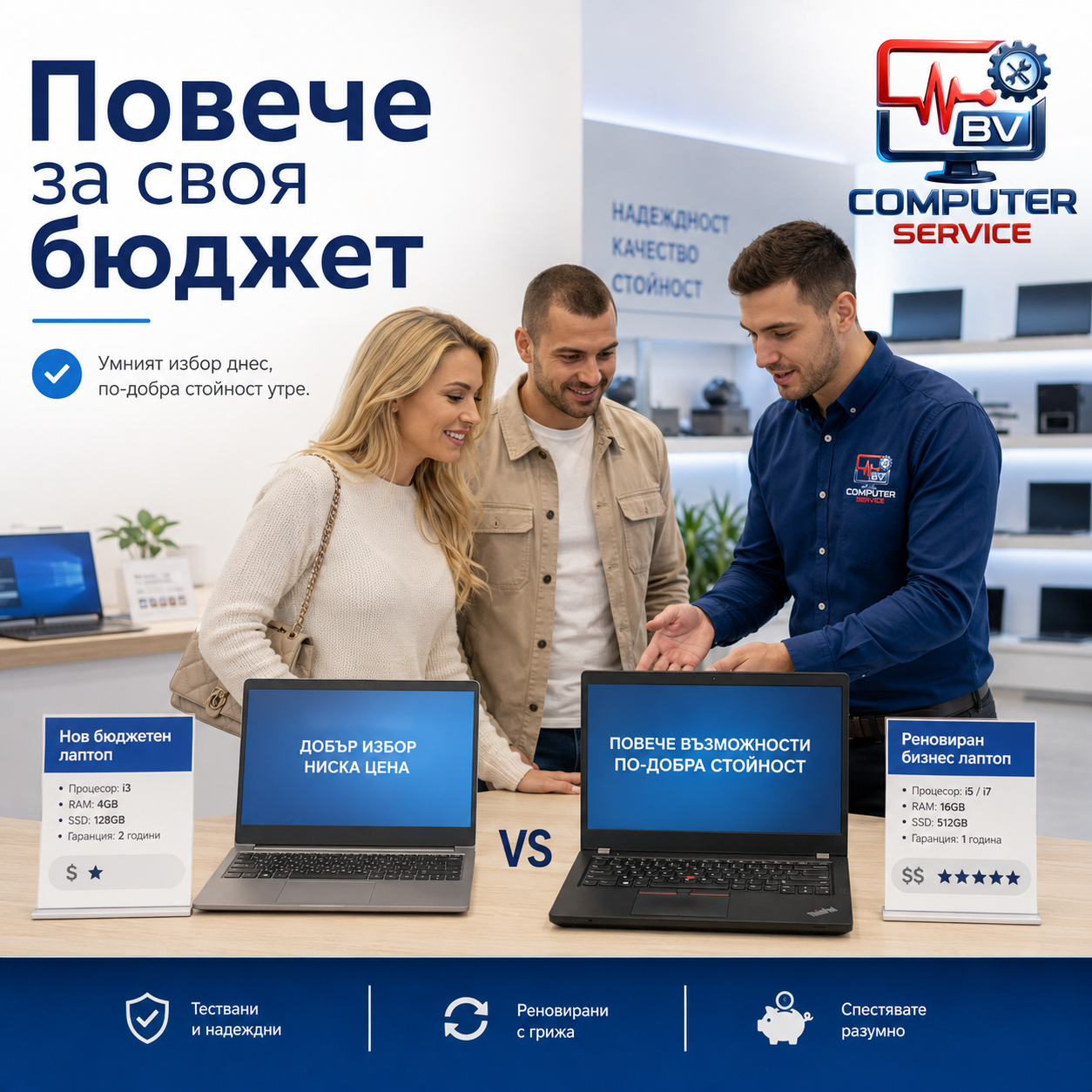 Лаптопи втора употреба: защо са изгоден и разумен избор